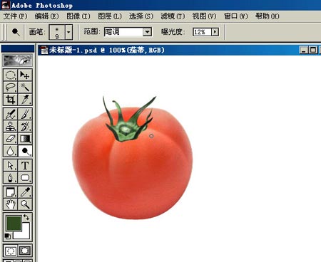 鼠绘逼真西红柿效果的PS教程